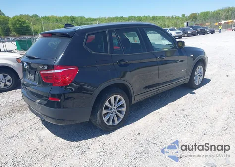 2014 BMW X3 xDrive28I из США, поврежденный, VIN 5UXWX9C55E0D30792